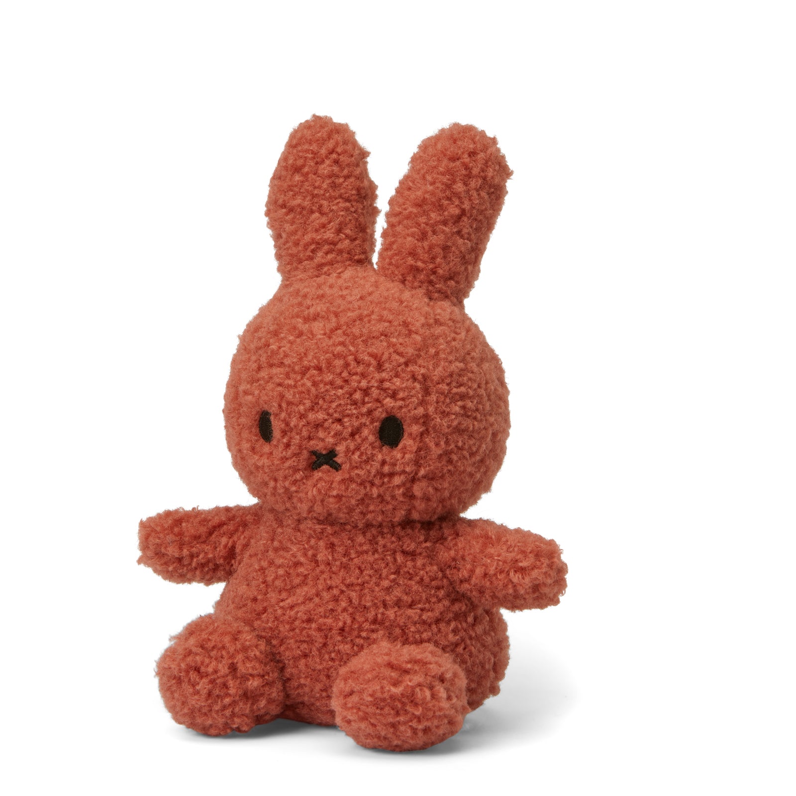 Front quarter view of Miffy terra teddy rabbit