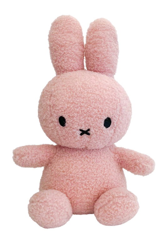 Front view of pink teddy Miffy the rabbit