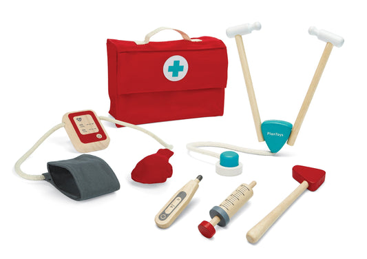 Doctor set medical equipment and case