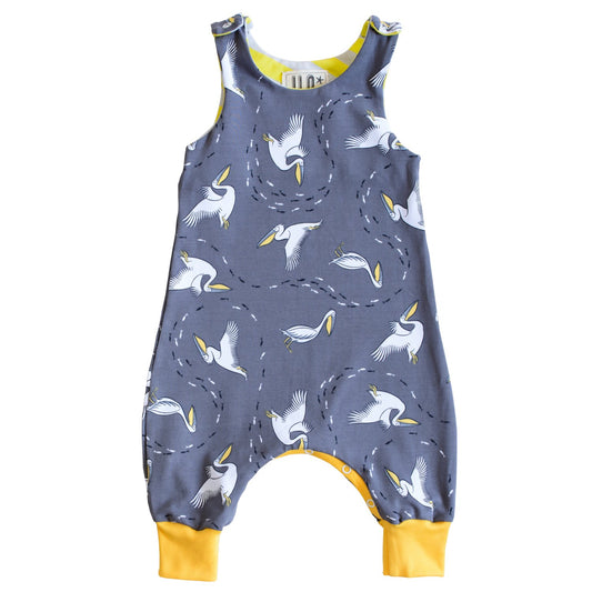 Pelican organic romper front view