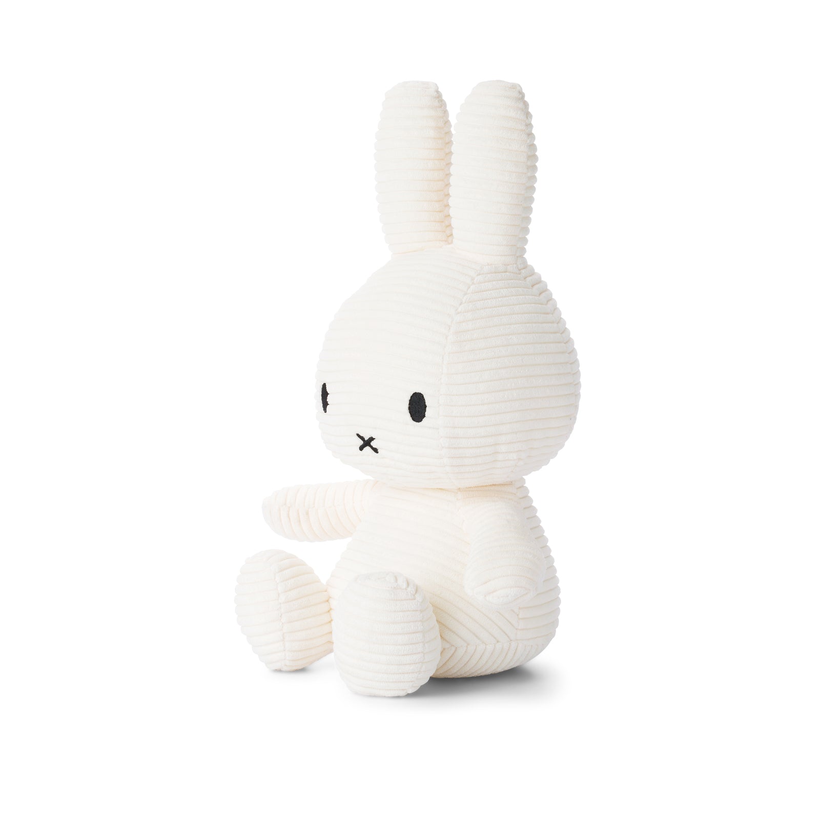 Front quarter view of white Miffy the rabbit