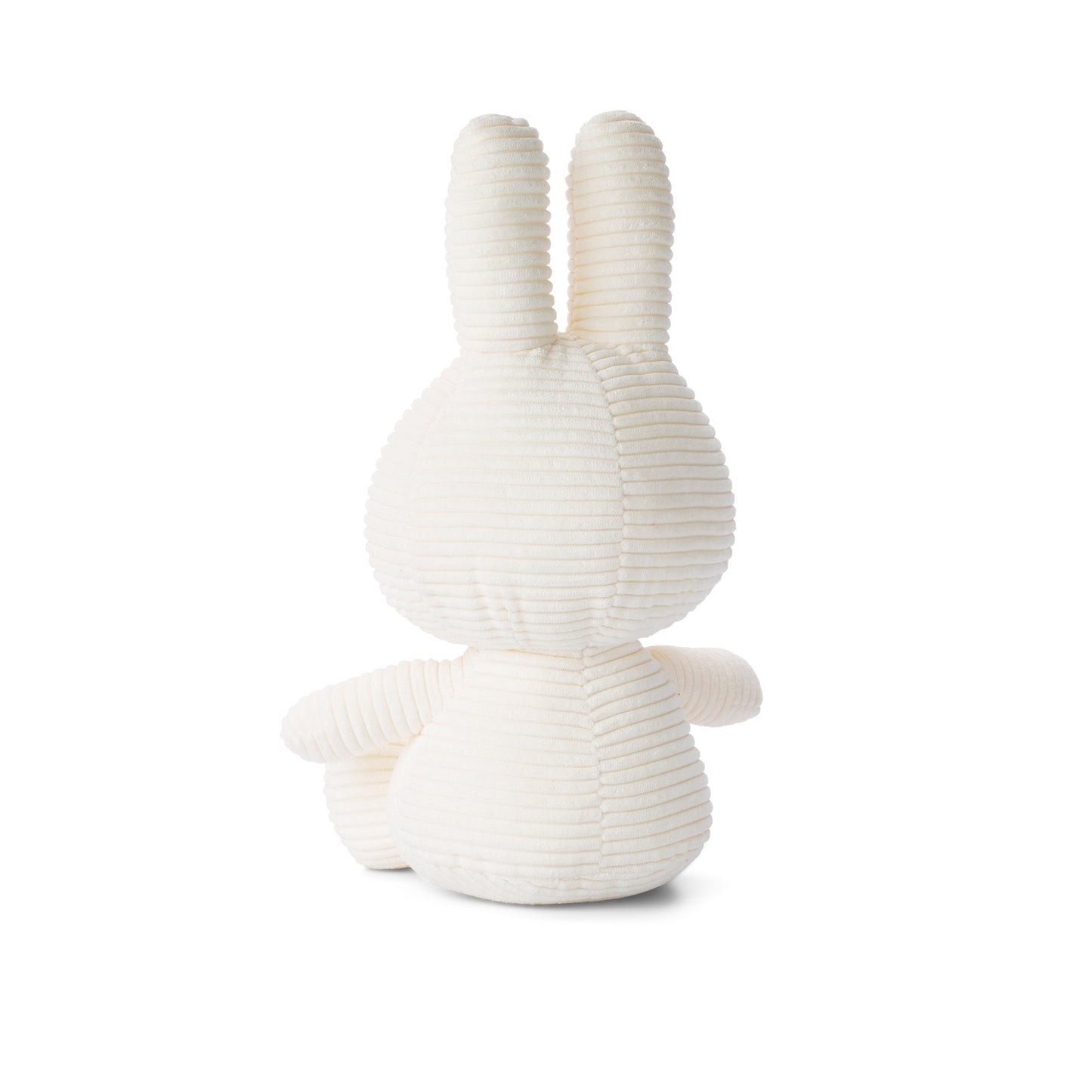 Back view of white Miffy the rabbit