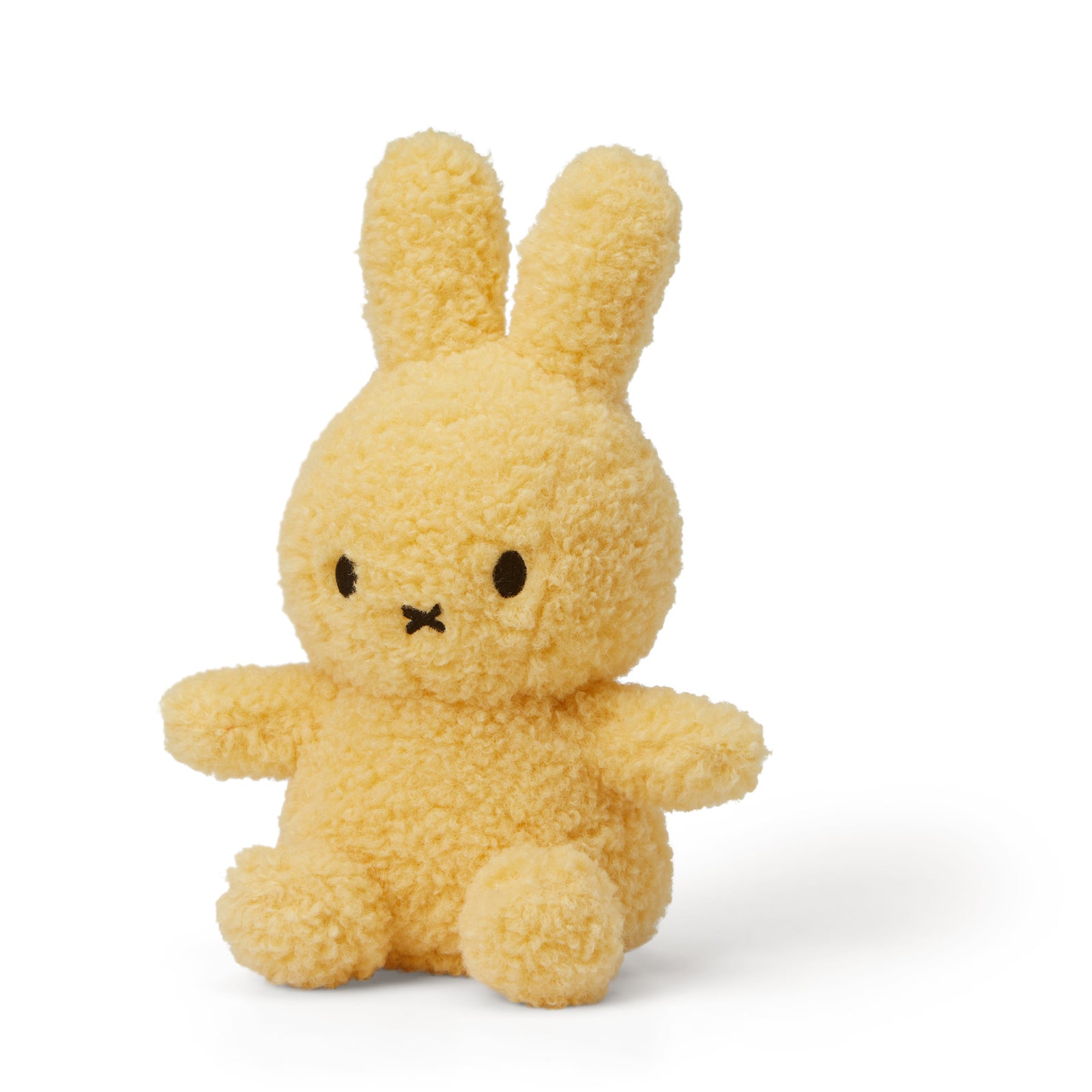 Front view of Miffy yellow teddy rabbit