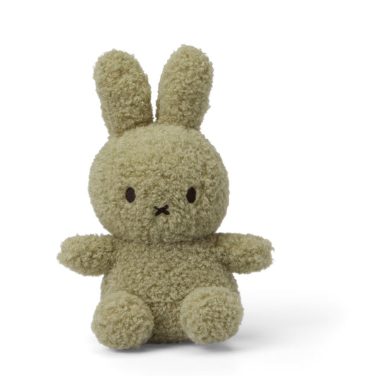 Front view of green teddy Miffy the rabbit