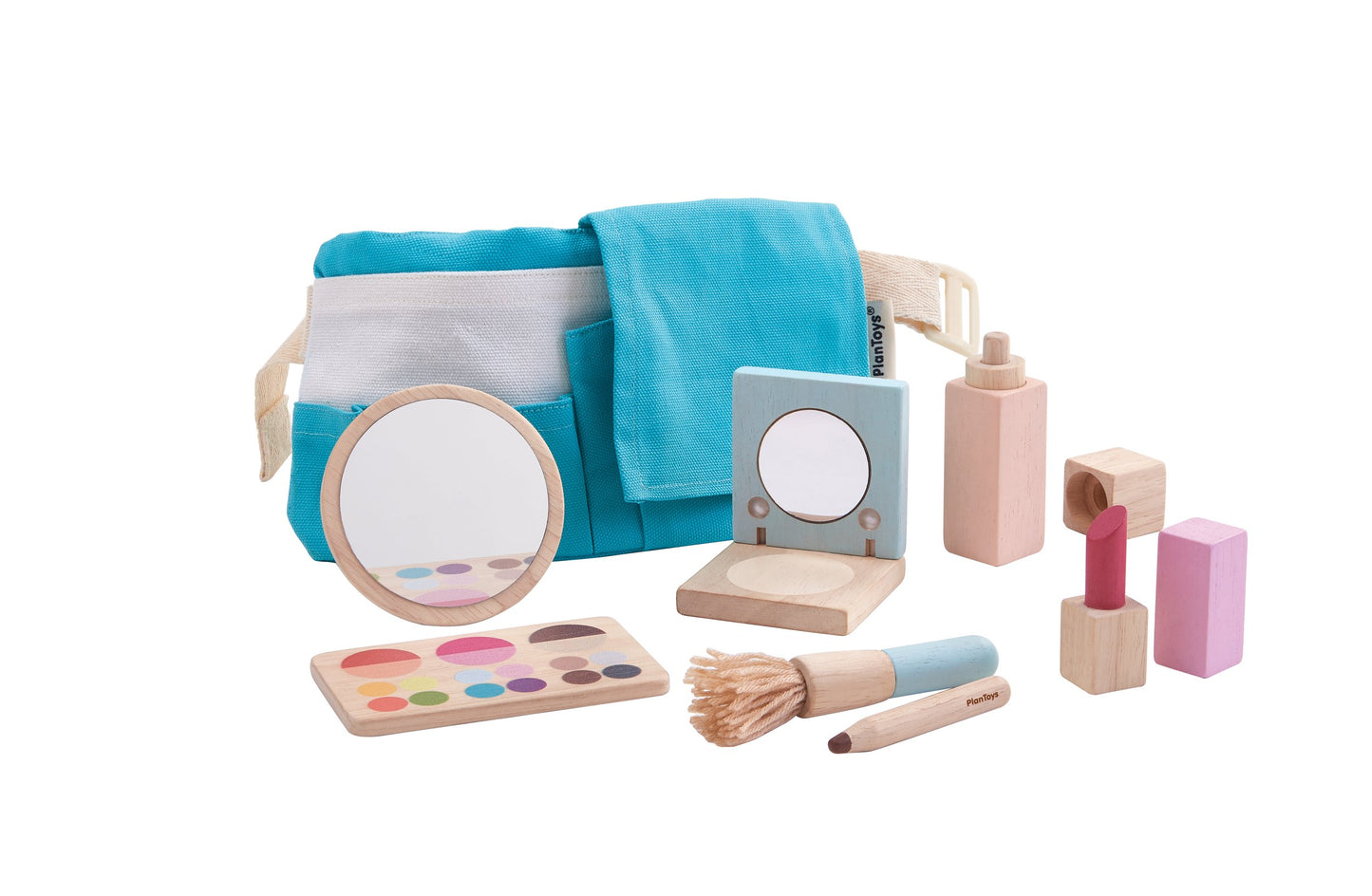 Makeup set and waist bag