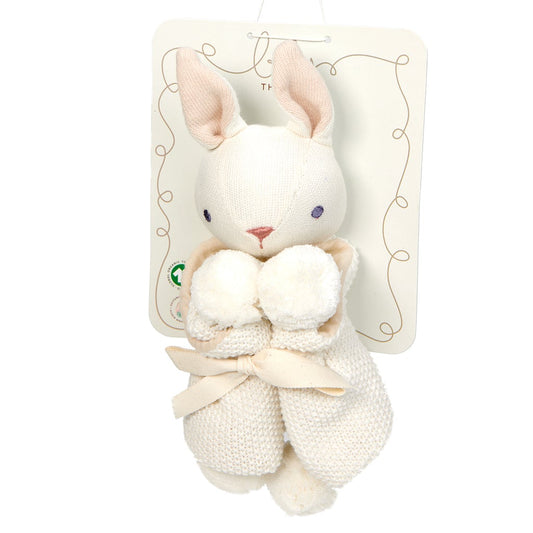 Cream bunny comforter packaged